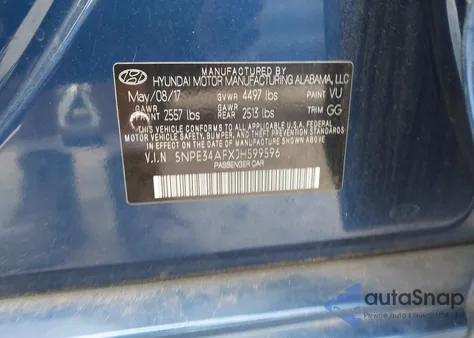 2018 Hyundai Sonata Limited z USA, uszkodzony, nr VIN 5NPE34AFXJH599596